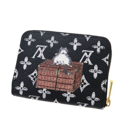 Louis Vuitton Monogram Catgram Zippy Coin Purse