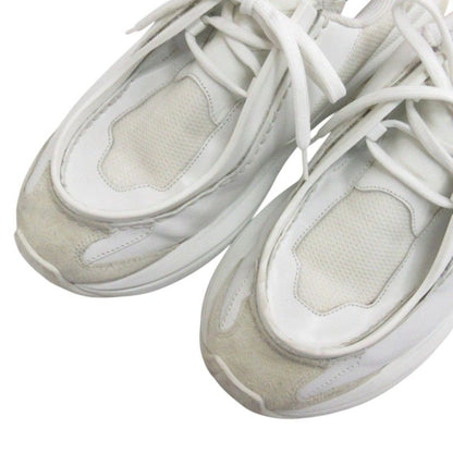 Prada System Low Cut Sneakers Triangle Logo White 7 AA