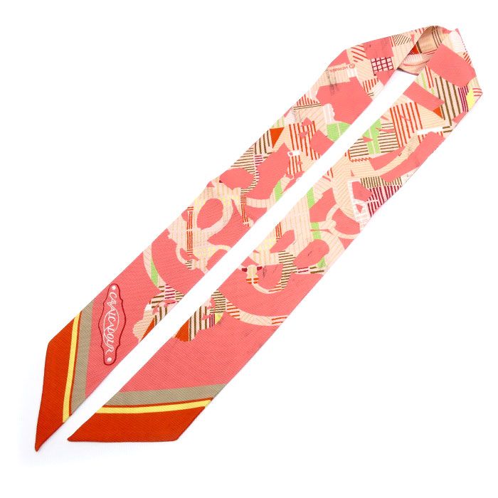 Hermes Twilly Cavalcadour Morning Scarf Multicolor