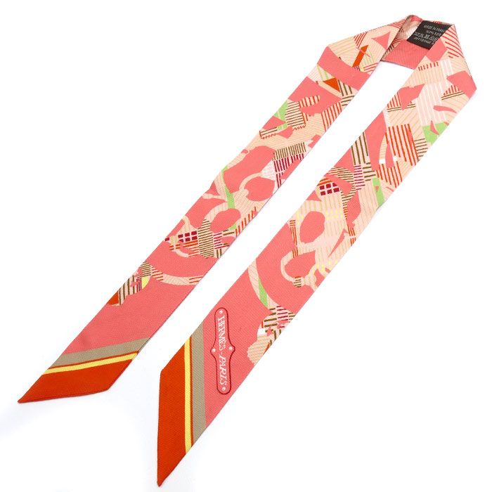 Hermes Twilly Cavalcadour Morning Scarf Multicolor
