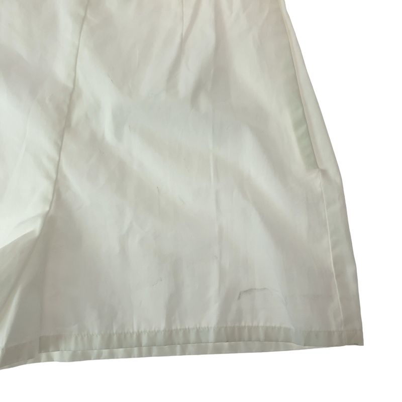 Prada Polka Dot Cutwork 36 White Cotton Shorts with Inner