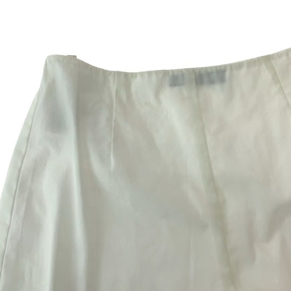 Prada Polka Dot Cutwork 36 White Cotton Shorts with Inner