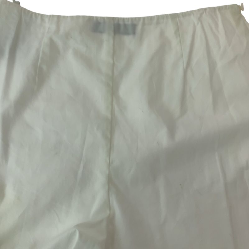 Prada Polka Dot Cutwork 36 White Cotton Shorts with Inner
