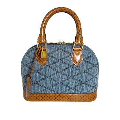 Louis Vuitton Maltage Pre Fall Collection Alma BB Monogram Jacquard Denim