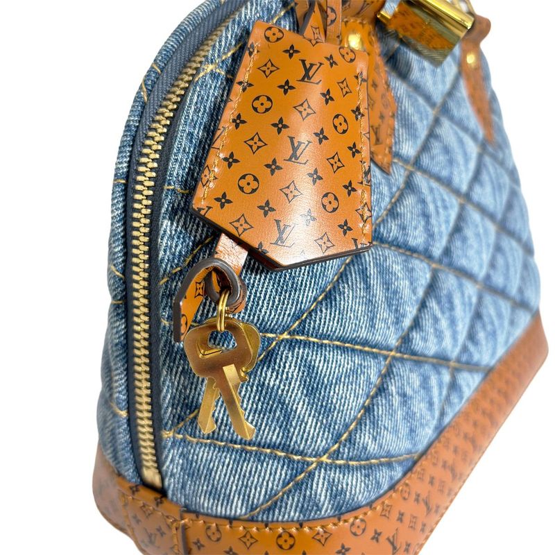 Louis Vuitton Maltage Pre Fall Collection Alma BB Monogram Jacquard Denim