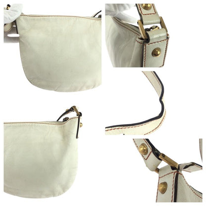 Gucci Soho Interlocking White Gold Leather Hobo Shoulder Bag