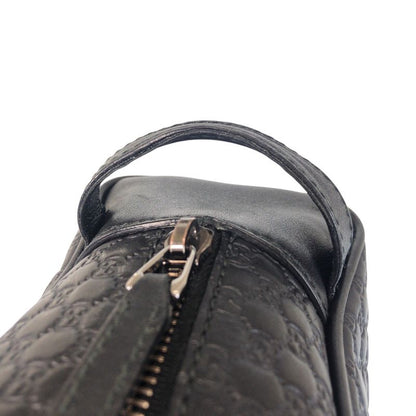 Gucci Micro Guccissima Black Leather Clutch