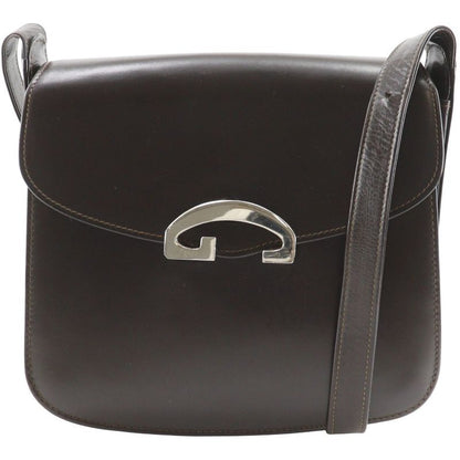 Gucci Vintage Calf Brown Shoulder Bag