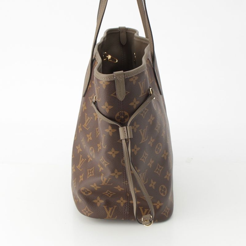 Louis Vuitton Neverfull Inside Out MM Monogram Smoke Handbag Reversible