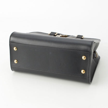 Saint Laurent Baby Cabas 2-Way Shoulder Handbag Black