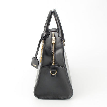 Saint Laurent Baby Cabas 2-Way Shoulder Handbag Black