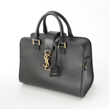 Saint Laurent Baby Cabas 2-Way Shoulder Handbag Black