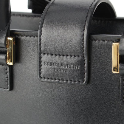 Saint Laurent Baby Cabas 2-Way Shoulder Handbag Black