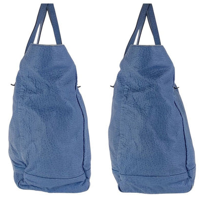 Gucci Blue Navy Leather Tote Shoulder Bag