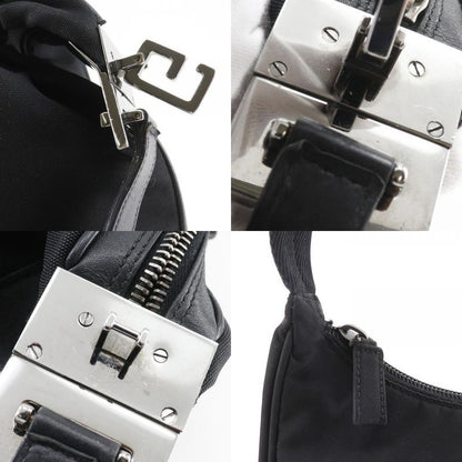 Gucci 001.3341.3444 Nylon Canvas Black Shoulder Bag
