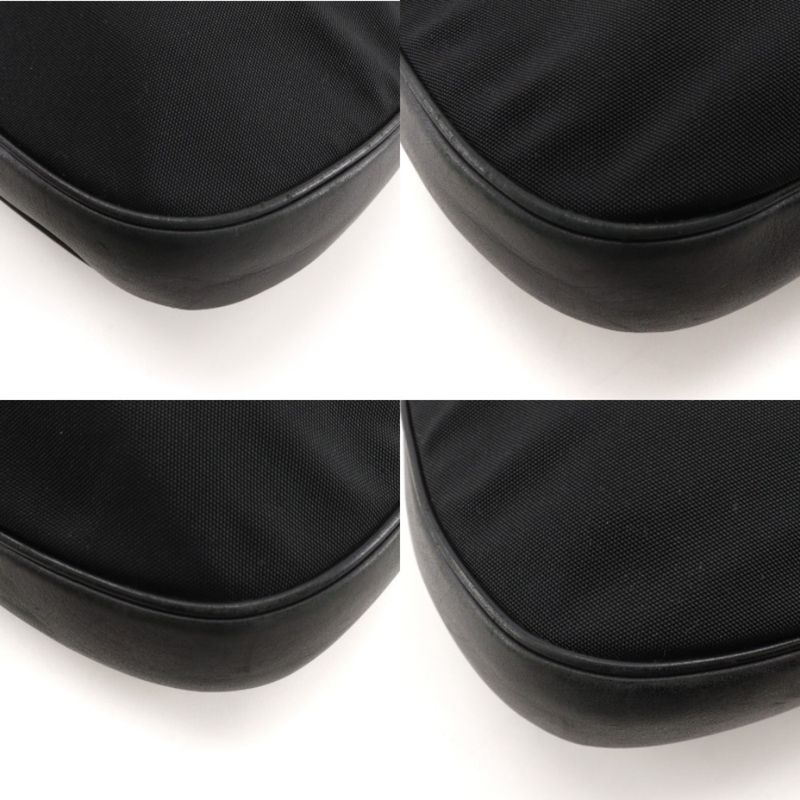 Gucci 001.3341.3444 Nylon Canvas Black Shoulder Bag