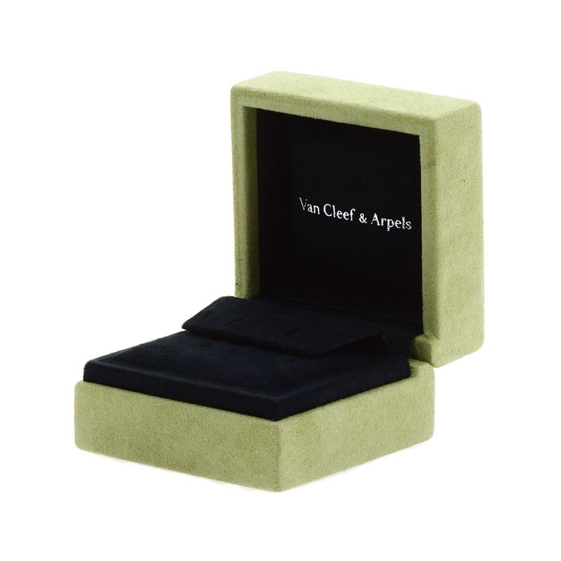 Van Cleef & Arpels Vintage Alhambra Malachite Earrings 18K Yellow Gold