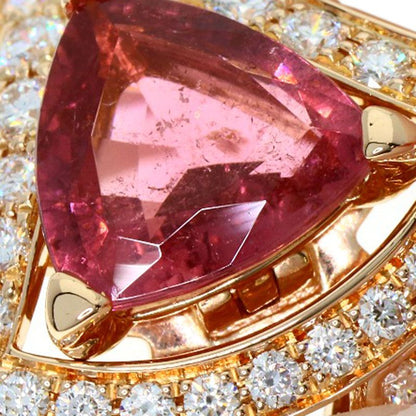 Bvlgari Diva Dream Pink Tourmaline Diamond Ring 18K Gold