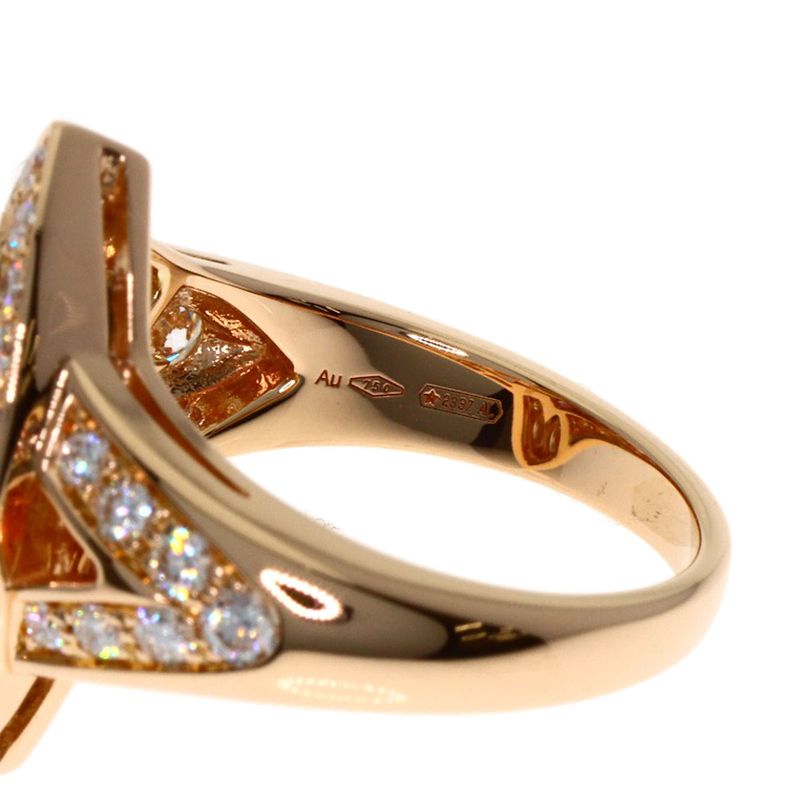 Bvlgari Diva Dream Pink Tourmaline Diamond Ring 18K Gold