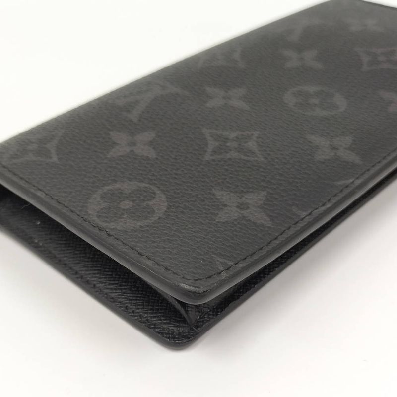 Louis Vuitton Portefeuille Brother Bifold Long Wallet Monogram Eclipse