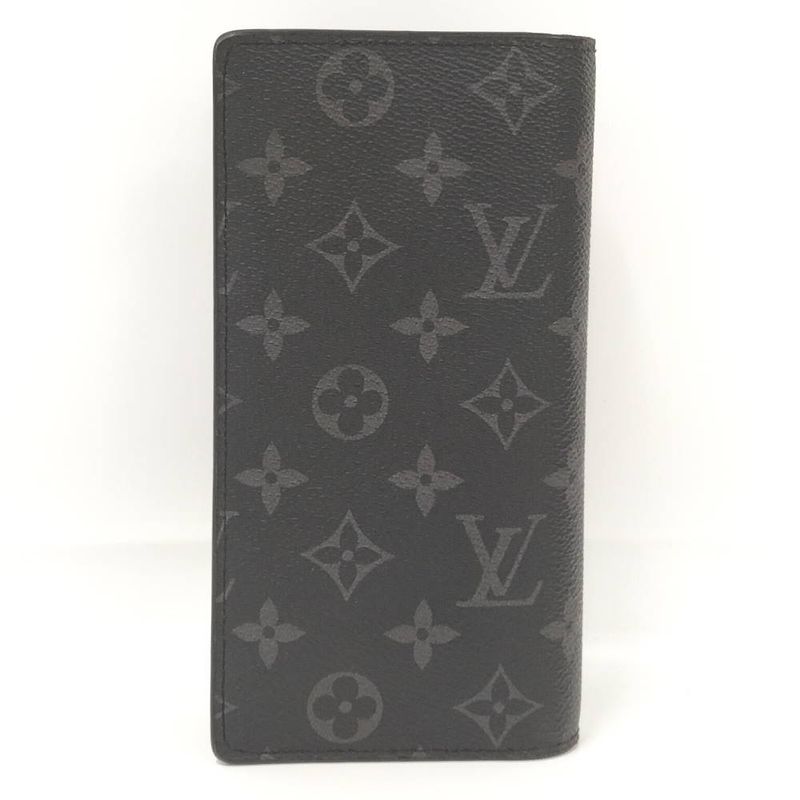 Louis Vuitton Portefeuille Brother Bifold Long Wallet Monogram Eclipse