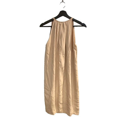 Celine Silk Dress Knee Length Sleeveless 38 Pink Wga