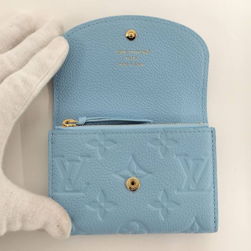 Louis Vuitton Porte Monnaie Rosali Coin Case Card Case Monogram Empreinte Grape