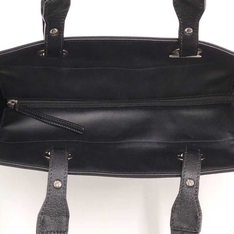 Chanel Paris Biarritz MM Tote Leather Black