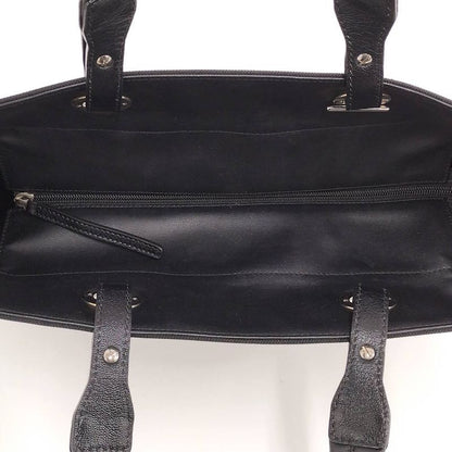 Chanel Paris Biarritz MM Tote Leather Black