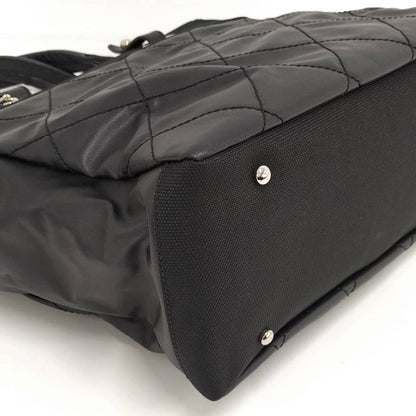 Chanel Paris Biarritz MM Tote Leather Black