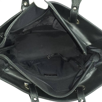 Chanel Paris Biarritz MM Tote Leather Black