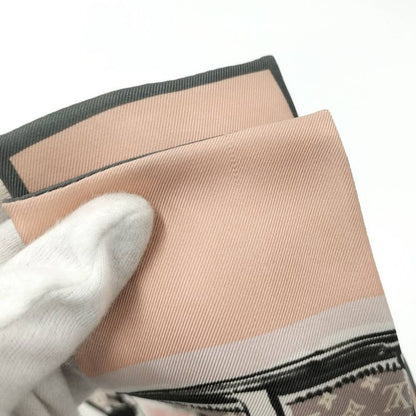 Louis Vuitton Bandeau Trunk Scarf Silk Pink