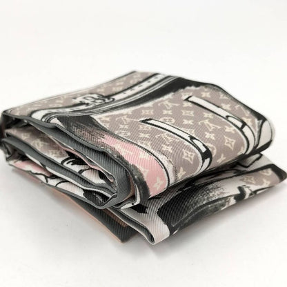 Louis Vuitton Bandeau Trunk Scarf Silk Pink