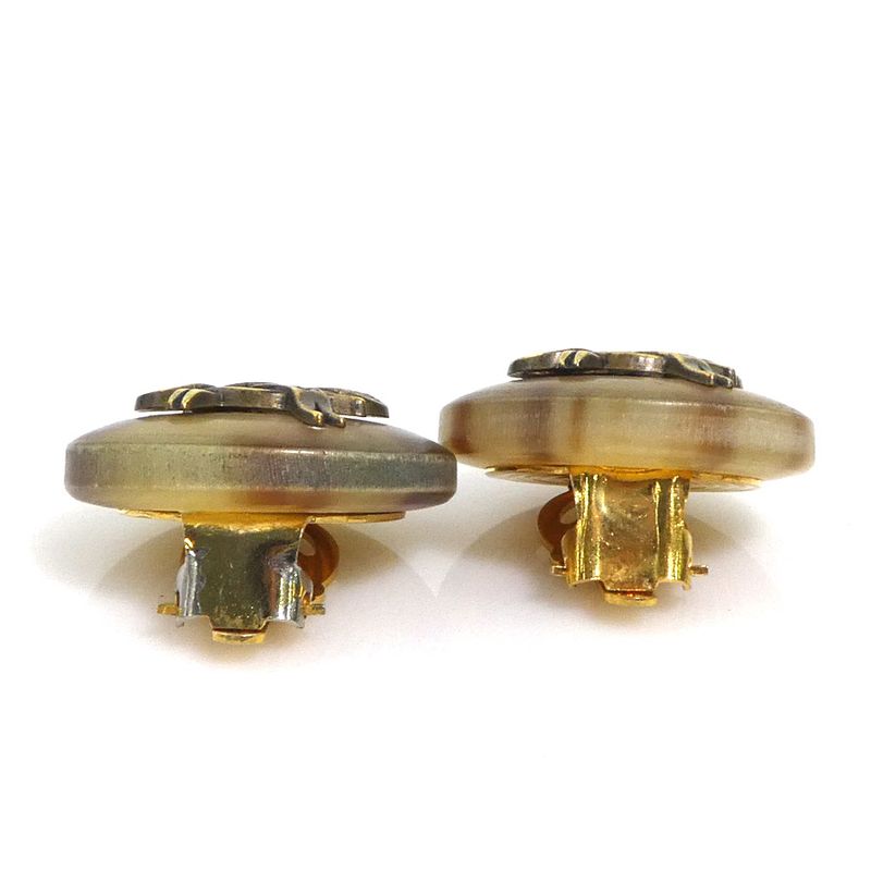 Hermes Earrings Brown