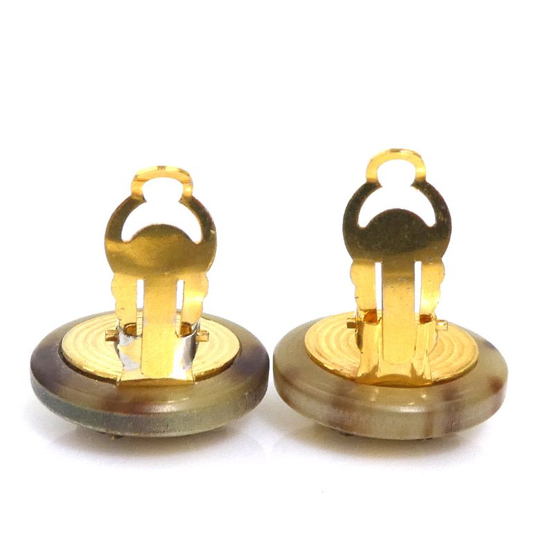 Hermes Earrings Brown