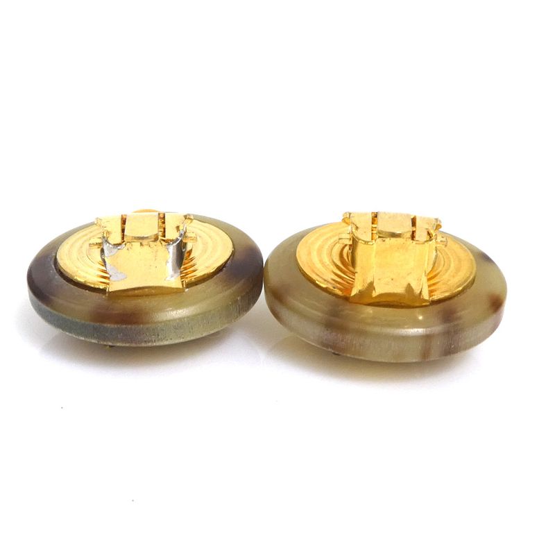 Hermes Earrings Brown