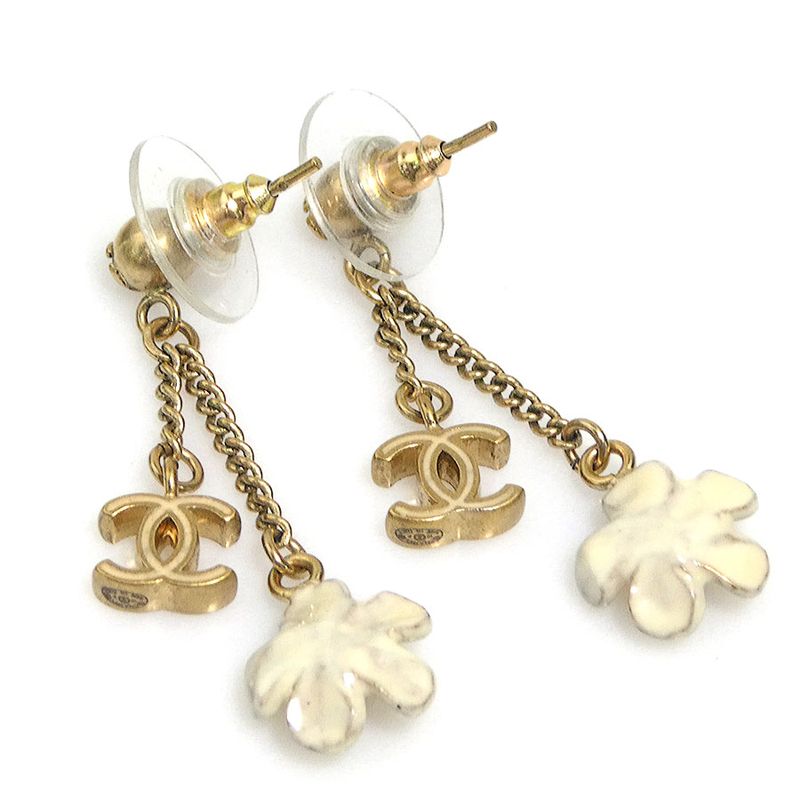 Chanel Earrings White