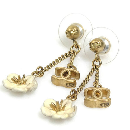 Chanel Earrings White
