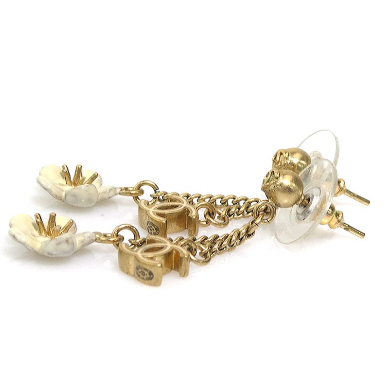 Chanel Earrings White