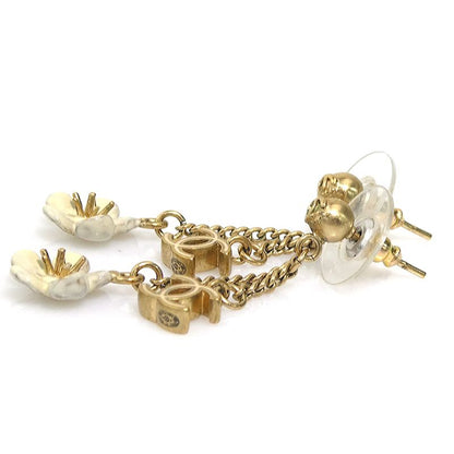 Chanel Earrings White