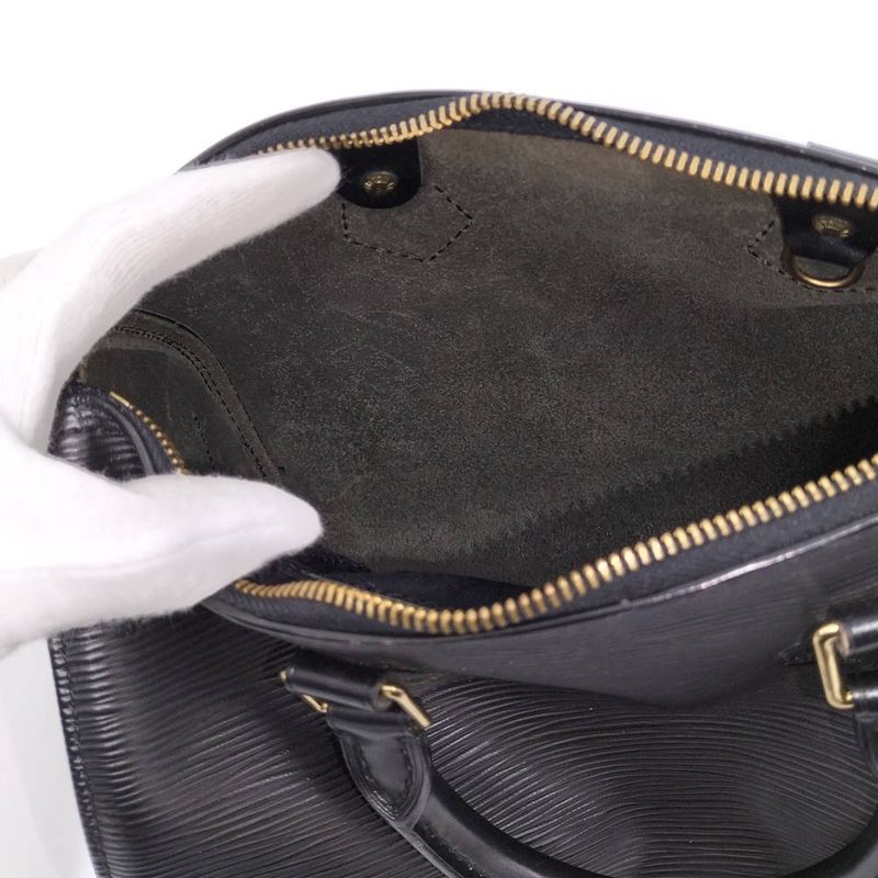 Louis Vuitton Speedy 25 Handbag Epi Noir Black