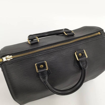 Louis Vuitton Speedy 25 Handbag Epi Noir Black