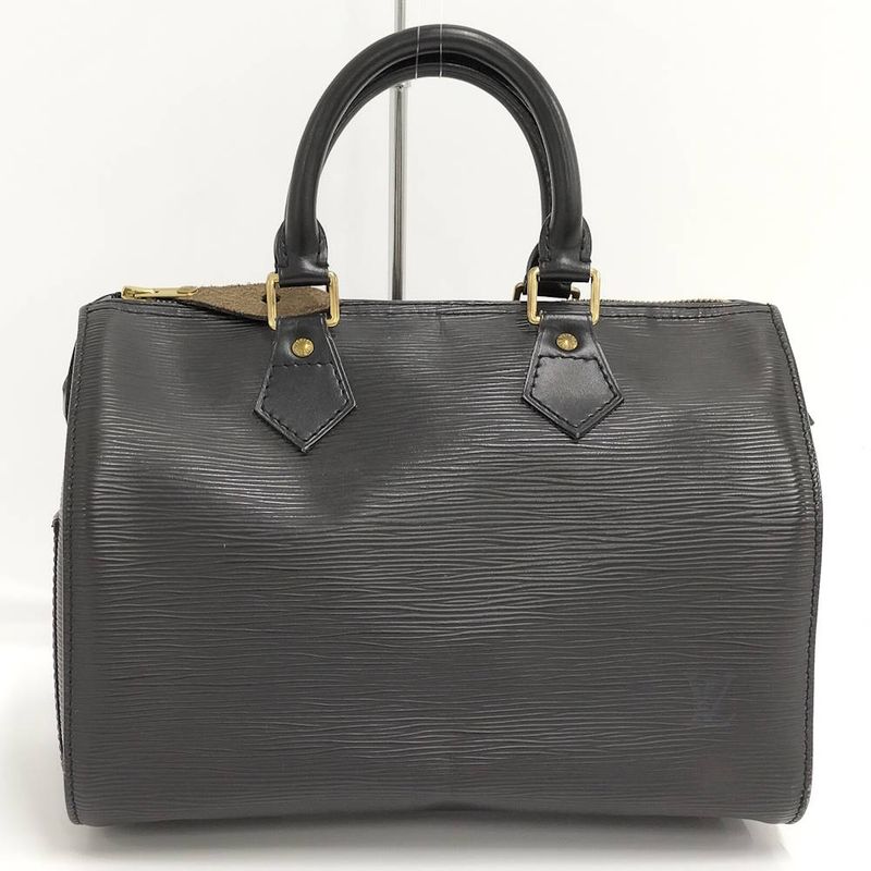 Louis Vuitton Speedy 25 Handbag Epi Noir Black