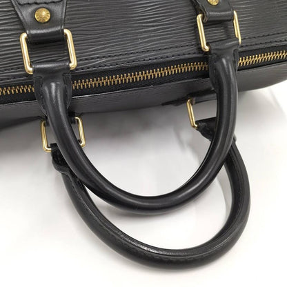 Louis Vuitton Speedy 25 Handbag Epi Noir Black