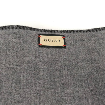 Gucci Muffler Interlocking Wool Cashmere Scarf