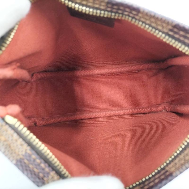 Louis Vuitton Trousse Makeup Handbag Pouch Damier Ebene