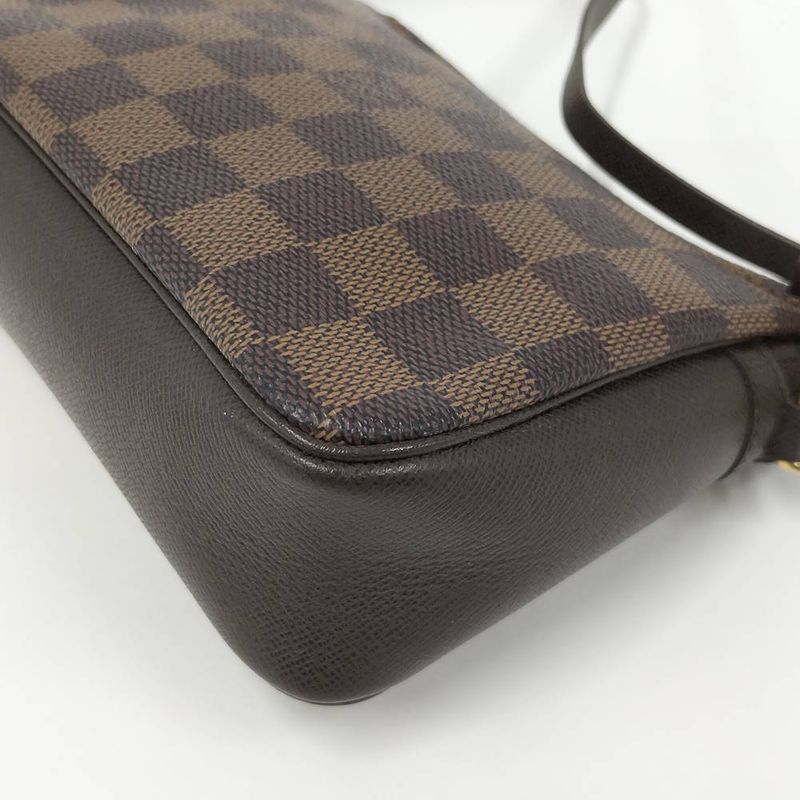 Louis Vuitton Trousse Makeup Handbag Pouch Damier Ebene