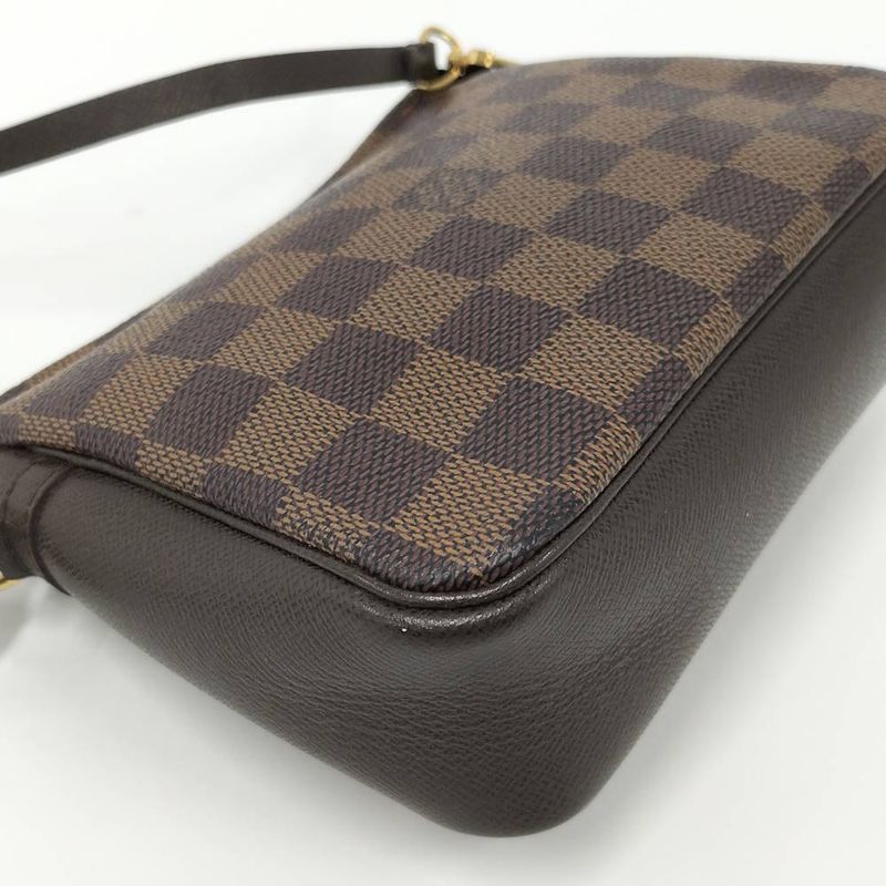 Louis Vuitton Trousse Makeup Handbag Pouch Damier Ebene