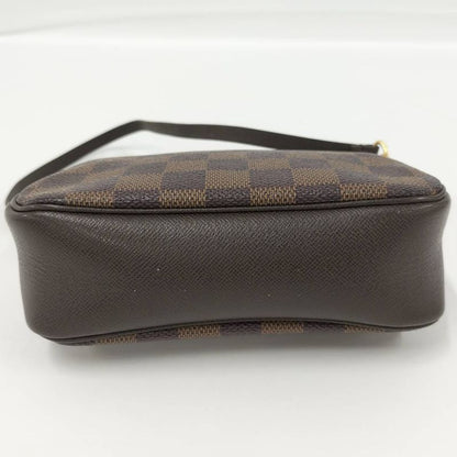Louis Vuitton Trousse Makeup Handbag Pouch Damier Ebene