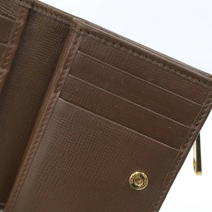 Gucci Horsebit Bifold Wallet Leather Beige Brown